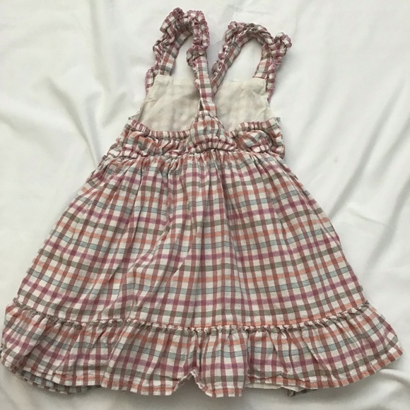 (Like New) Cat & Jack Gingham Checkered Dress - Picture 2 of 3